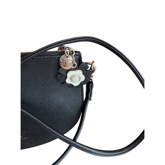 Zac Posen for Bloomingdales Half Moon Leather Charm Detail Mini Bag - Picture 2 of 5